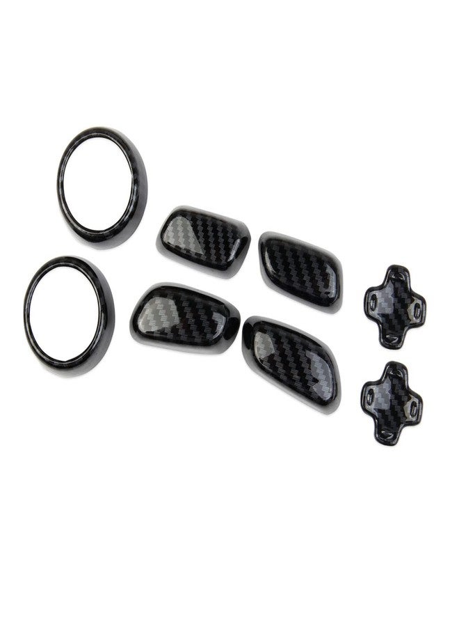 crosselec Carbon Fiber Seat Adjustment Button Cover Trim for Chevrolet Corvette C8 2020-2025 - Image 2